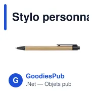 Stylo personnalisable avec logo pour entreprise - Carnet Niall - Miniature 9