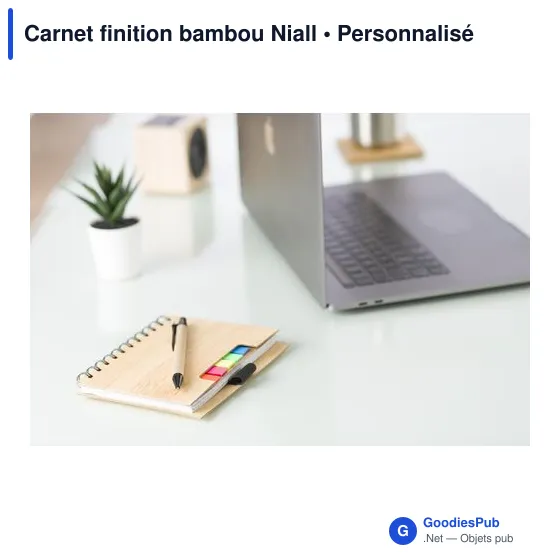 Stylo personnalisable avec logo pour entreprise - Carnet Niall - Image 10