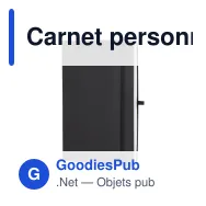 Carnet personnalisable A5 rigide en PU et notes adhésives avec logo - Olmo - Miniature 4