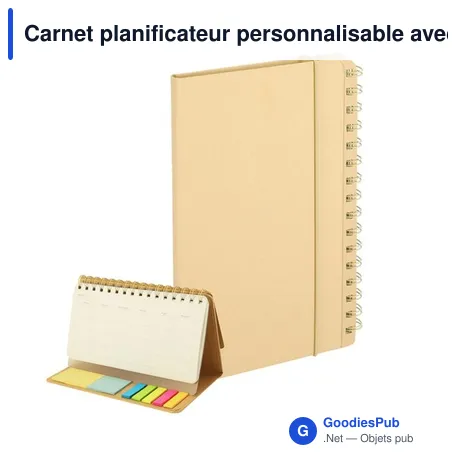 Carnet planificateur personnalisable avec logo - Gambel