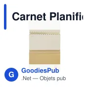 Carnet planificateur personnalisable avec logo - Gambel - Miniature 2