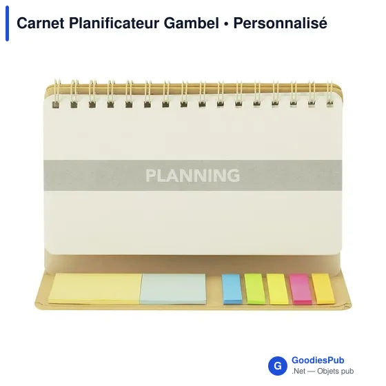 Carnet planificateur personnalisable avec logo - Gambel - Image 5