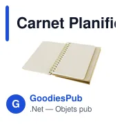 Carnet planificateur personnalisable avec logo - Gambel - Miniature 6