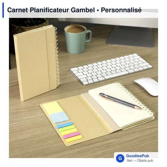 Carnet planificateur personnalisable avec logo - Gambel - Image 7