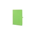 Variante Vert clair - Carnet personnalisable A5 en PU et papier FSC avec logo - Sora A5