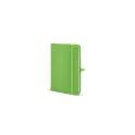 Variante Vert clair - Carnet personnalisable A6 en PU et papier FSC avec logo - Sora A6