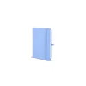 Variante Bleu pastel - Carnet personnalisable A6 en PU et papier FSC avec logo - Sora A6