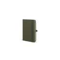 Variante Dried Green - Carnet personnalisable A6 en PU et papier FSC avec logo - Sora A6