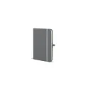 Variante Gris clair - Carnet personnalisable A6 en PU et papier FSC avec logo - Sora A6