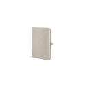 Variante Beige - Carnet personnalisable A6 en PU et papier FSC avec logo - Sora A6