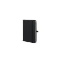 Variante Noir - Carnet personnalisable A6 en PU et papier FSC avec logo - Sora A6