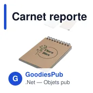Carnet reporter personnalisable en papier de roche avec logo - Reporter - Miniature 1
