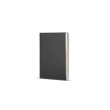 Variante Noir / Bleu - Carnet personnalisable A5 à couverture souple en PU avec logo - Yuzu