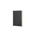 Variante Noir / Vert clair - Carnet personnalisable A5 à couverture souple en PU avec logo - Yuzu