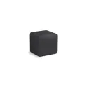 Variante Noir - Cube anti-stress personnalisable 4,5 cm en mousse PU avec logo - 8 coloris