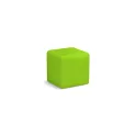 Variante Vert clair - Cube anti-stress personnalisable 4,5 cm en mousse PU avec logo - 8 coloris