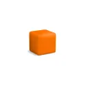 Variante Orange - Cube anti-stress personnalisable 4,5 cm en mousse PU avec logo - 8 coloris