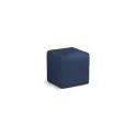 Variante Bleu foncé - Cube anti-stress personnalisable 4,5 cm en mousse PU avec logo - 8 coloris
