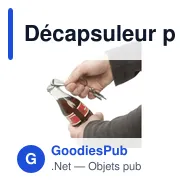 Décapsuleur porte-clés personnalisable en métal - Carreraavec logo - Miniature 3