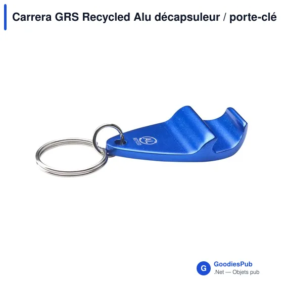 Décapsuleur personnalisable en aluminium recyclé avec logo - Carrera GRS - Image 2