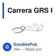 Décapsuleur personnalisable en aluminium recyclé avec logo - Carrera GRS - Miniature 6