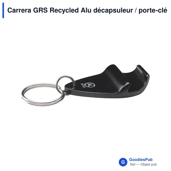 Décapsuleur personnalisable en aluminium recyclé avec logo - Carrera GRS - Image 10