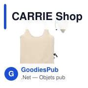 CARRIE Shopping bag pliable 140 gr/m² - Miniature 1