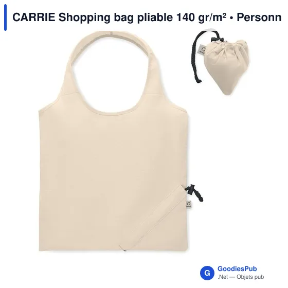 CARRIE Shopping bag pliable 140 gr/m² - Image 1