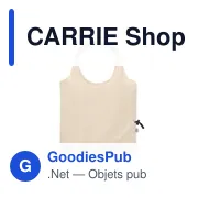 CARRIE Shopping bag pliable 140 gr/m² - Miniature 4