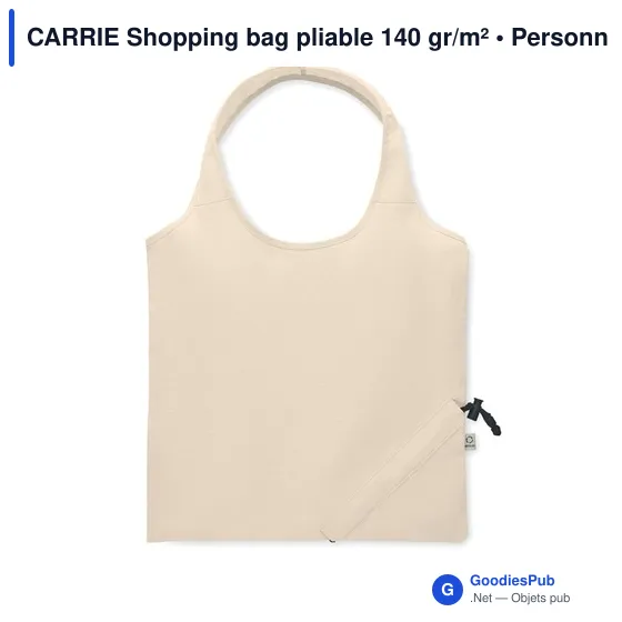 CARRIE Shopping bag pliable 140 gr/m² - Image 4