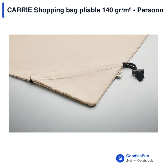 CARRIE Shopping bag pliable 140 gr/m² - Image 6