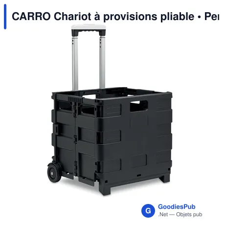 CARRO Chariot à provisions pliable