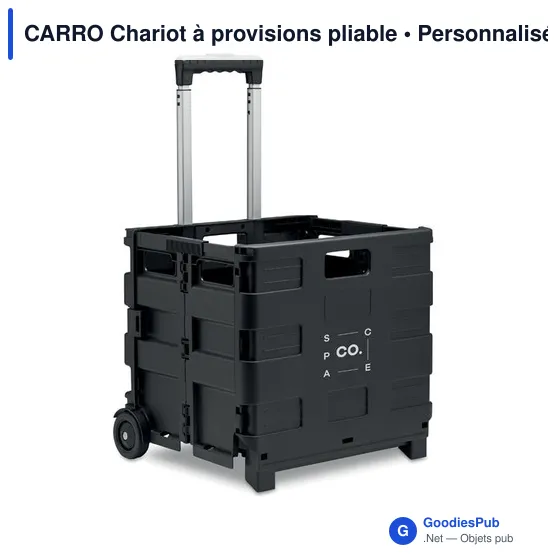 CARRO Chariot à provisions pliable - Image 3