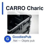 CARRO Chariot à provisions pliable - Miniature 4