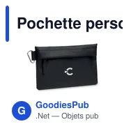 Pochette personnalisable en 600D RPET avec logo - CARRY - Miniature 2