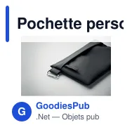 Pochette personnalisable en 600D RPET avec logo - CARRY - Miniature 3