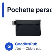 Pochette personnalisable en 600D RPET avec logo - CARRY - Miniature 4