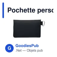 Pochette personnalisable en 600D RPET avec logo - CARRY - Miniature 5