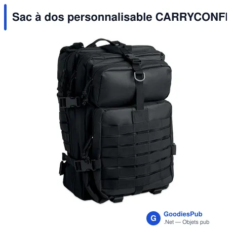 Sac à dos personnalisable CARRYCONFI avec logo pour ordinateur