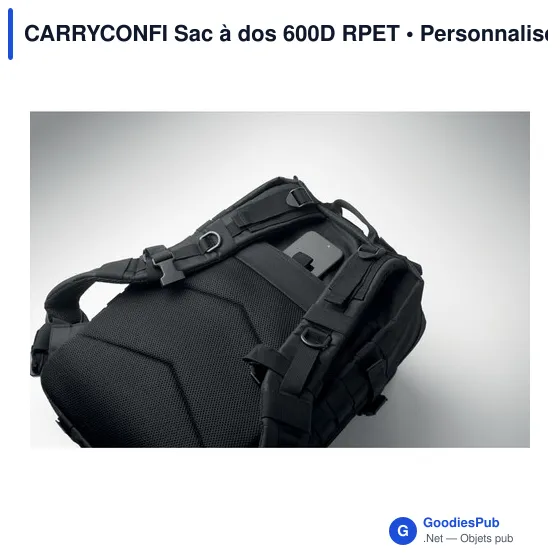 Sac à dos personnalisable CARRYCONFI avec logo pour ordinateur - Image 12