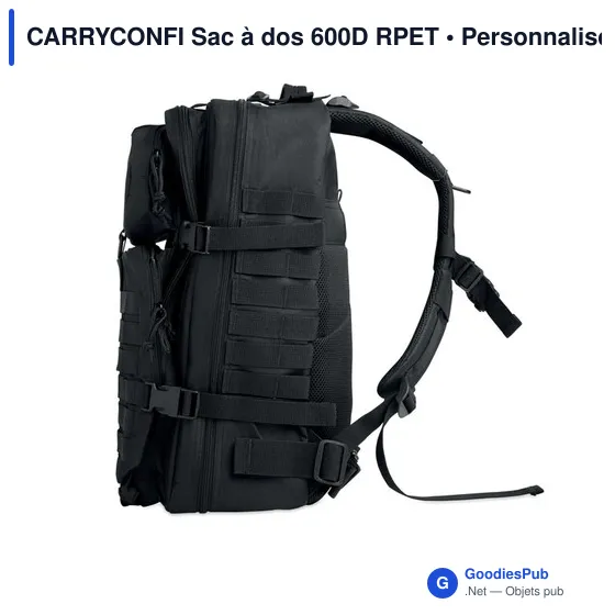 Sac à dos personnalisable CARRYCONFI avec logo pour ordinateur - Image 5