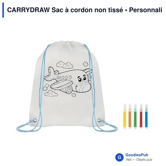 CARRYDRAW Sac à cordon non tissé - Image 9