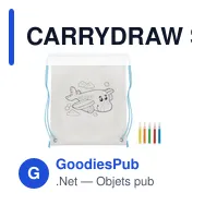 CARRYDRAW Sac à cordon non tissé - Miniature 10
