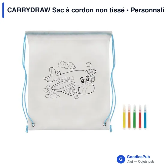 CARRYDRAW Sac à cordon non tissé - Image 10