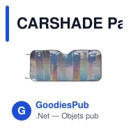 CARSHADE Pare-soleil pliable - Miniature 1