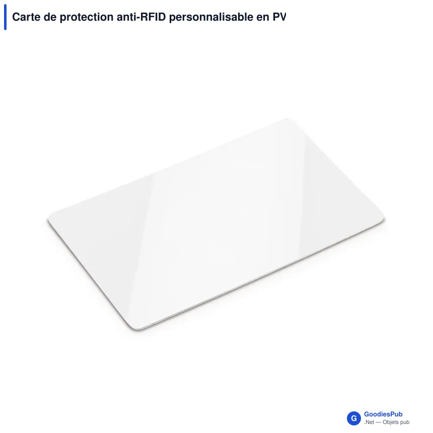 Carte de protection anti-RFID personnalisable en PVC avec logo - Anti-RFID - Image 3