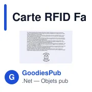 Carte RFID Fatton - Miniature 4