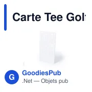 Carte Tee Golf Tunker - Miniature 1