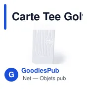 Carte Tee Golf Tunker - Miniature 2