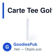 Carte Tee Golf Tunker - Miniature 3